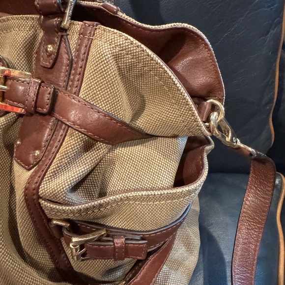 Michael Kors Canvas and Leather Gansevoort Tote - Picture 8 of 9